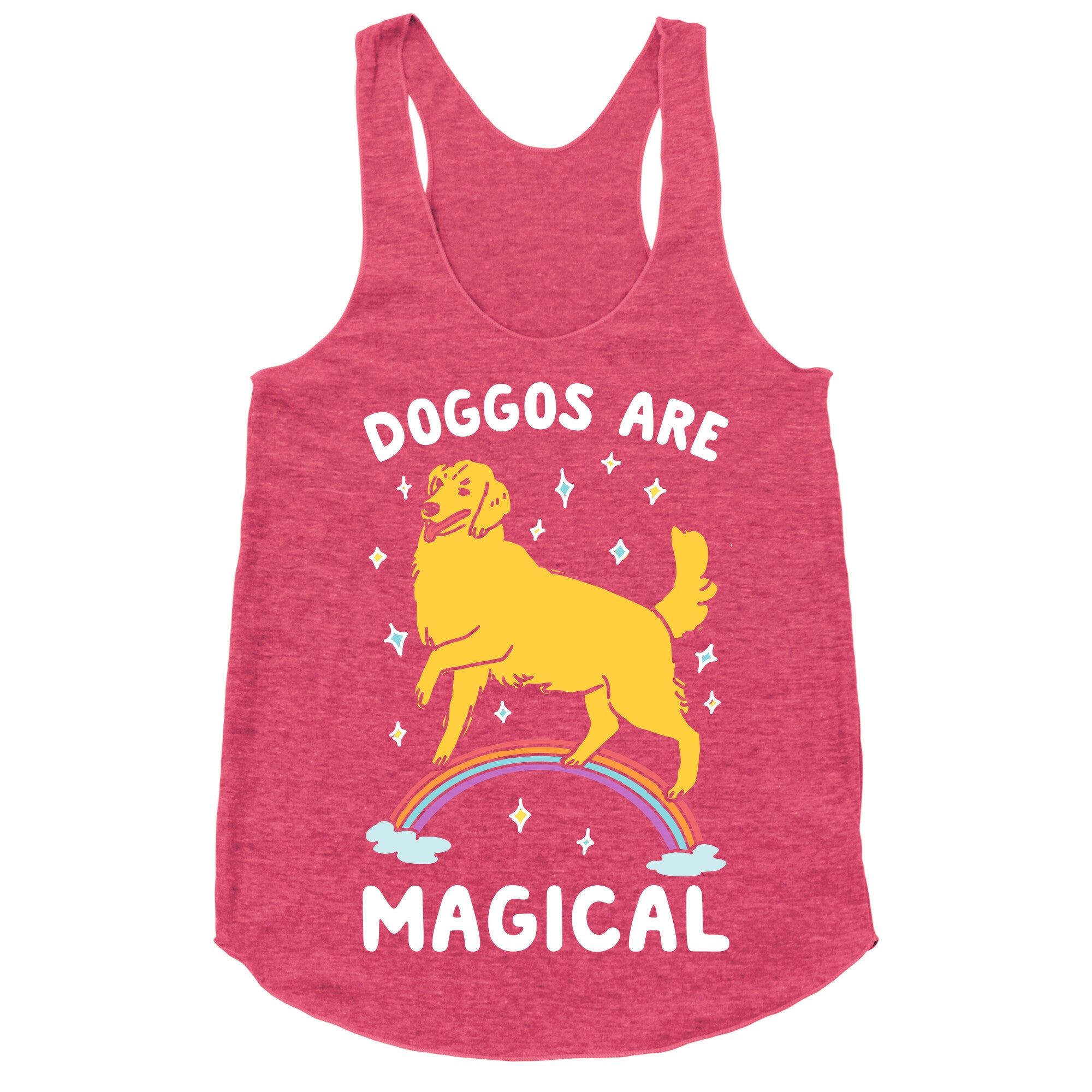 Doggos Are Magical Racerback Tank